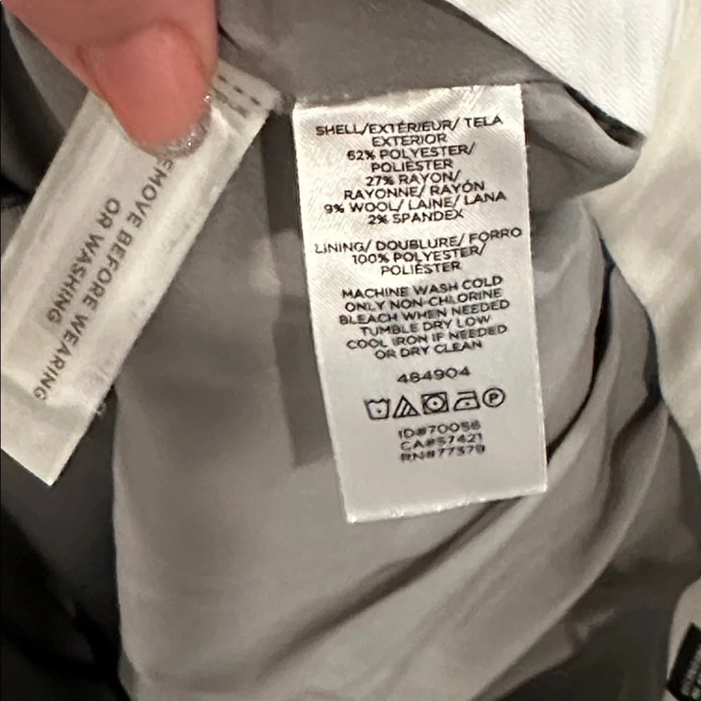 Ann Taylor Women’s Petite Classic Gray Dress Pants 2P EUC - Picture 7 of 9